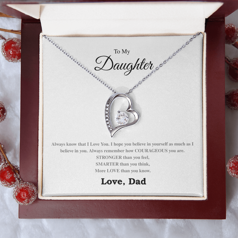 To My Daughter - The Forever Love Necklace