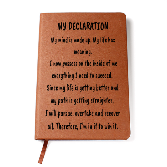 MY DECLARATION - Journal