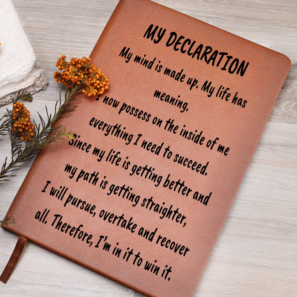 MY DECLARATION - Journal