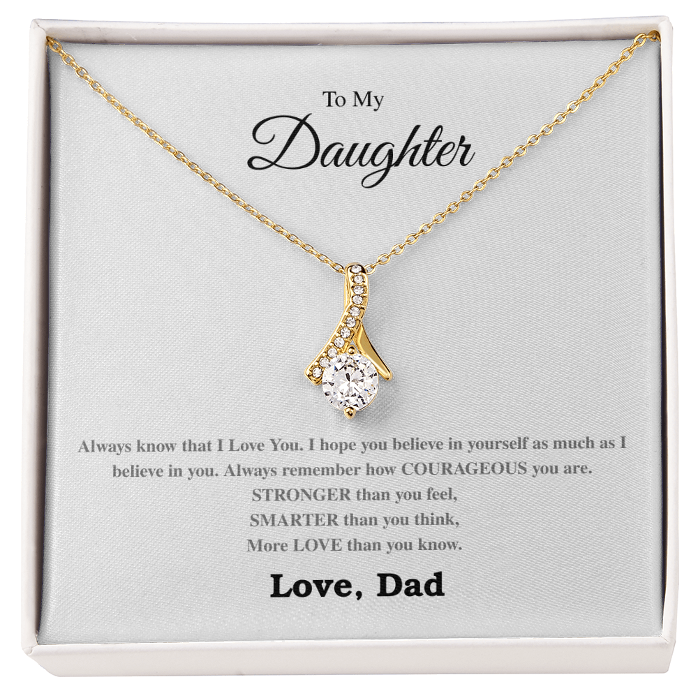 To My Daughter - Alluring Beauty Necklace