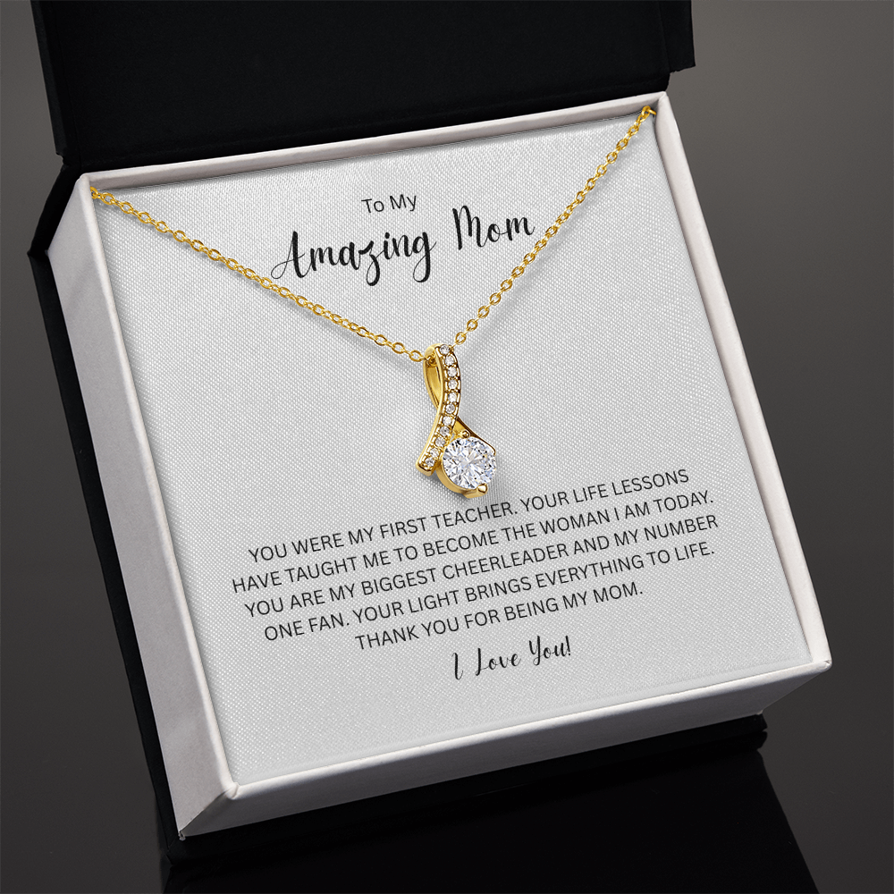 To My Amazing Mom - Alluring Beauty Necklace