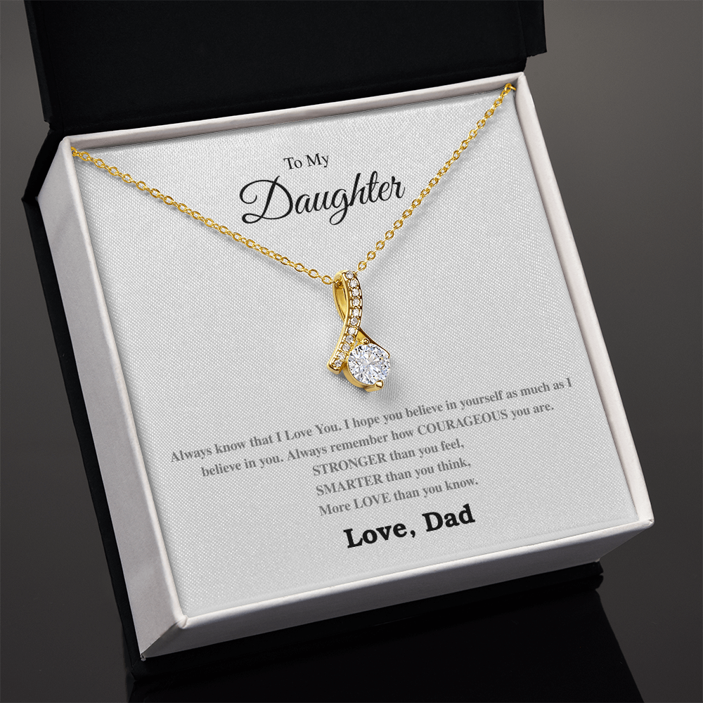 To My Daughter - Alluring Beauty Necklace