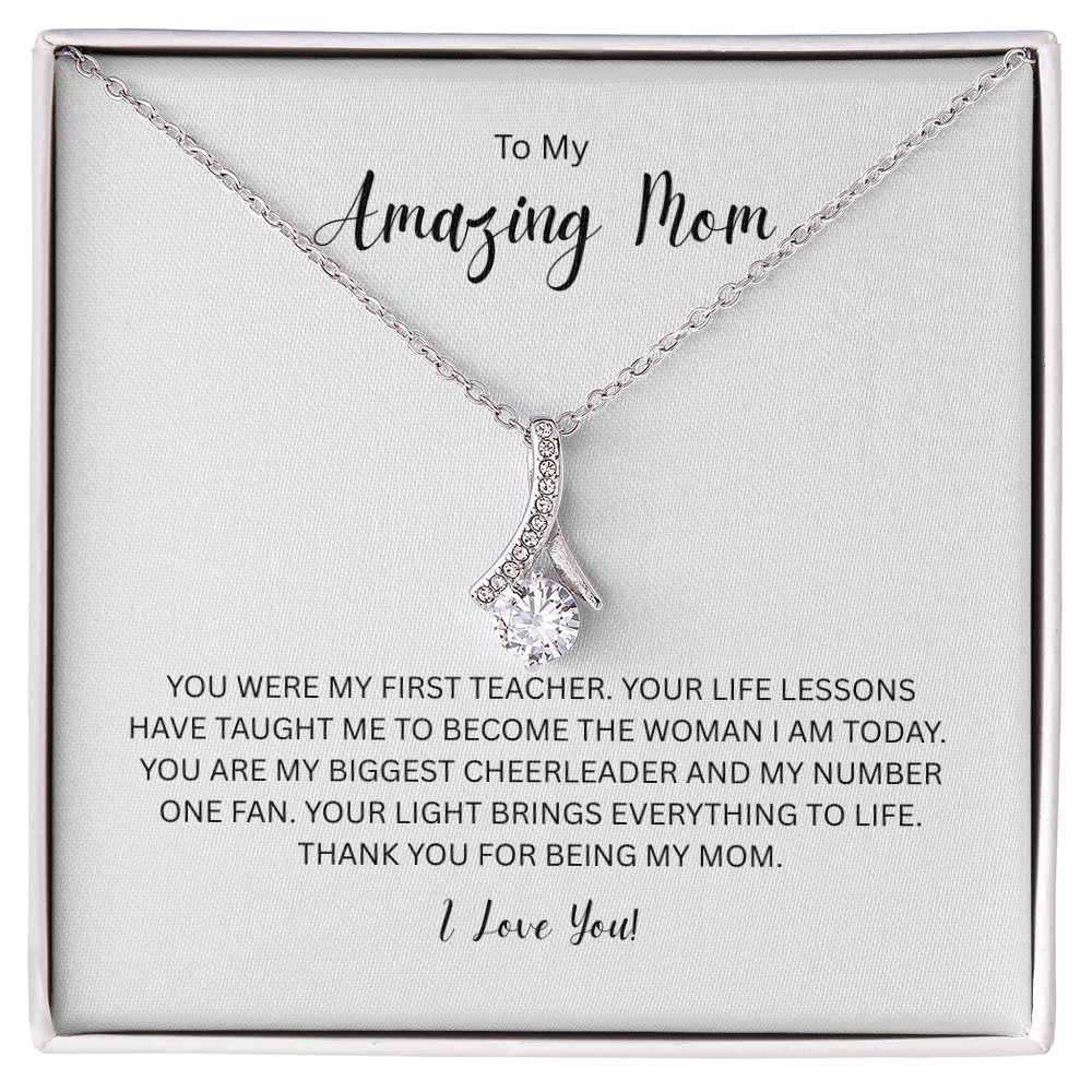 To My Amazing Mom - Alluring Beauty Necklace