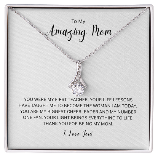 To My Amazing Mom - Alluring Beauty Necklace