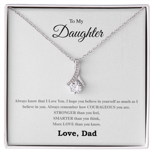To My Daughter - Alluring Beauty Necklace