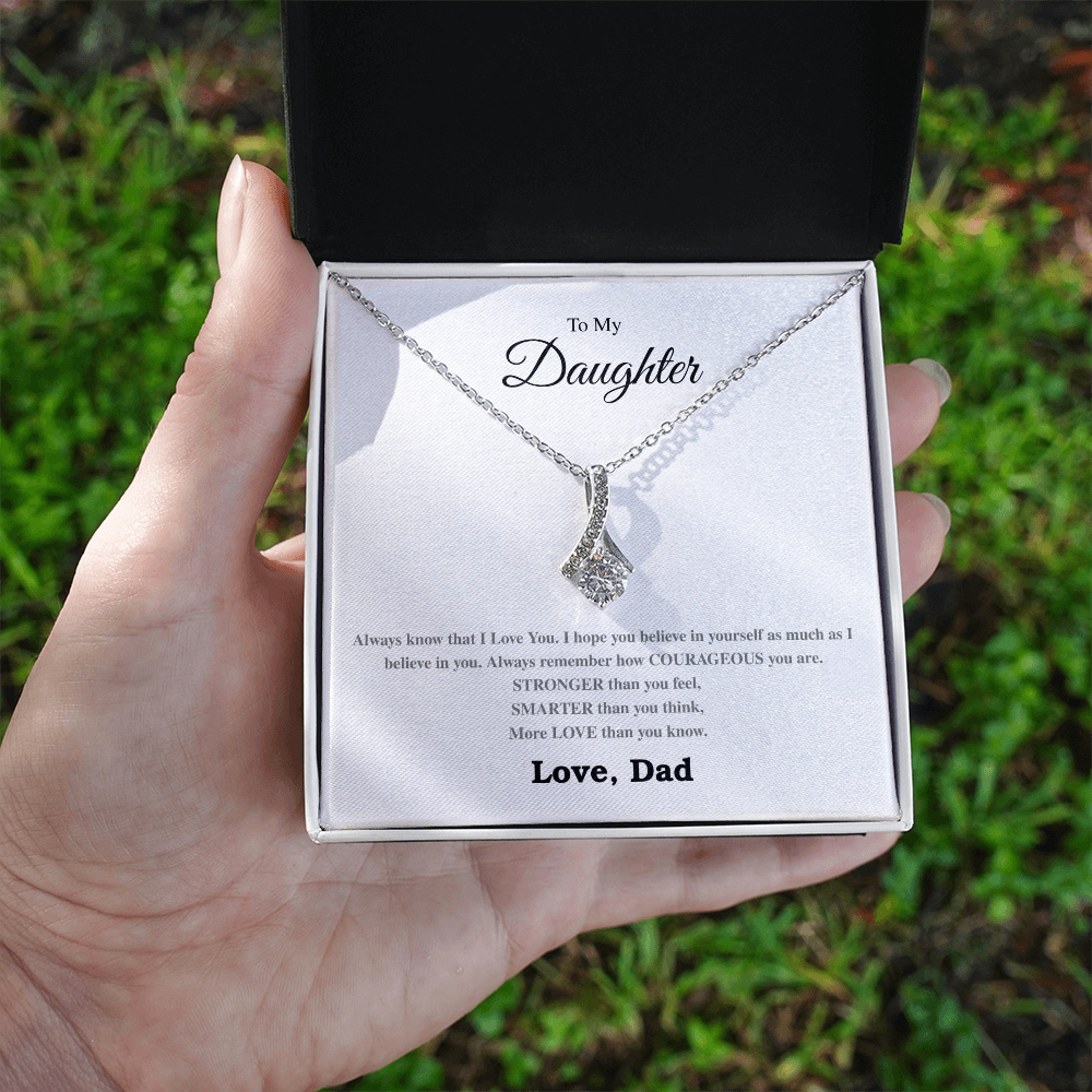 To My Daughter - Alluring Beauty Necklace