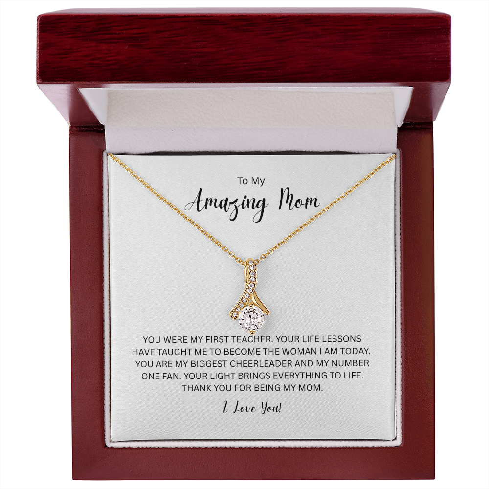 To My Amazing Mom - Alluring Beauty Necklace