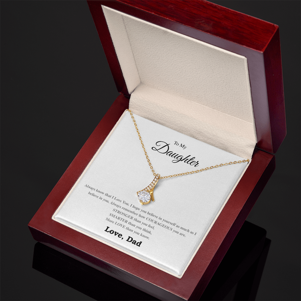 To My Daughter - Alluring Beauty Necklace