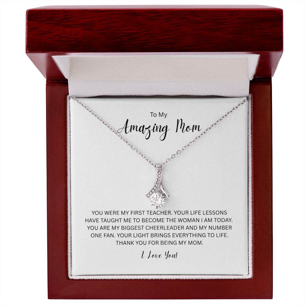 To My Amazing Mom - Alluring Beauty Necklace