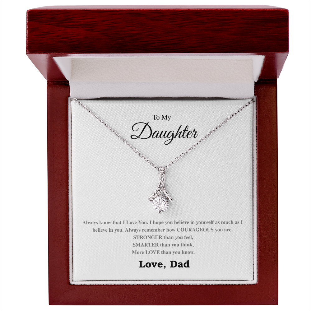 To My Daughter - Alluring Beauty Necklace